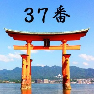 厳島神社のおみくじ37番/鵜羽産屋兆 平